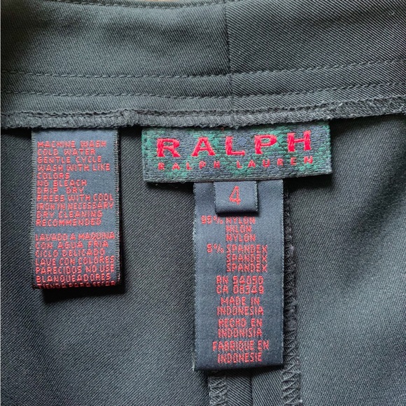 Ralph Lauren Black Bootcut Pants Soft Shell Size 4 Women - Picture 6 of 8